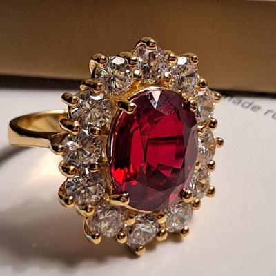 GIA CERTIFIED Lab Grown Ruby Ring