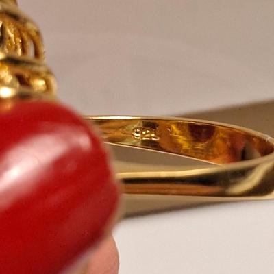 GIA CERTIFIED Lab Grown Ruby Ring