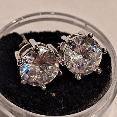5ct Moissanite Diamond Earrings