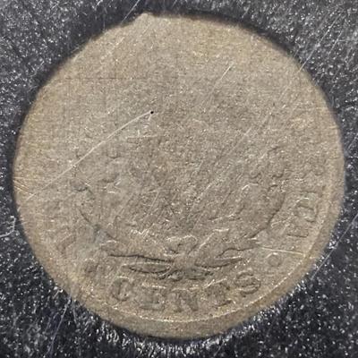 America's Rare 19th Century Coins - Barber Silver Dime & Liberty Head "V" Nickel