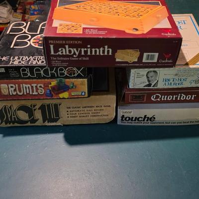 LOT 185B: Assorted Vintage Board Games, Unique, Educational & Old Favorites, Something Fun For Everyone