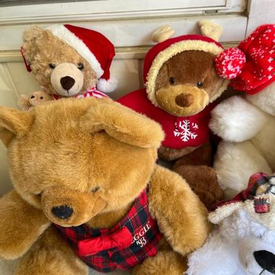 Sale Photo Thumbnail #73: 8 teddy bears some Belk and Legget Bears