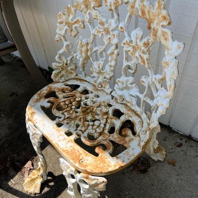 Wrought Iron Yard Patio Chair