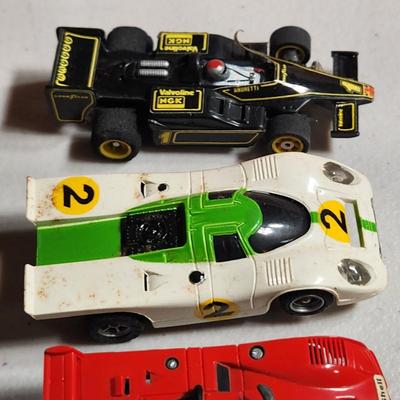 Large Lot of AFX Slot Cars and Trucks w 2 hard shell cases