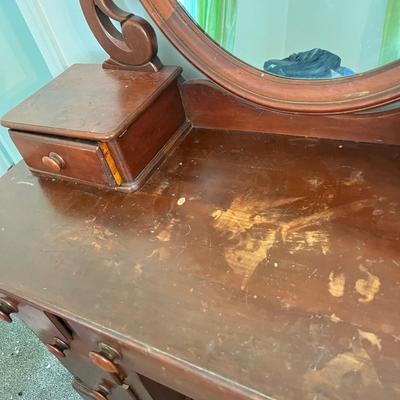 Vintage Solid Wood Vanity