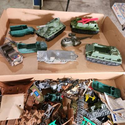 Marx Battleground and other Military Play Toys