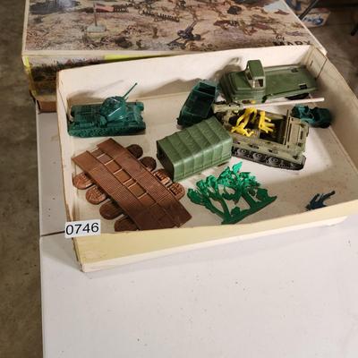 Marx Battleground and other Military Play Toys