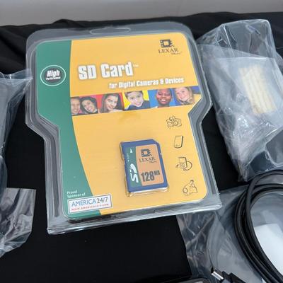 Photography Lot - Cool Pix, HP Camera Doc, SD Card