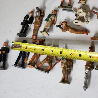 Lot of Cast Metal Figurines Military