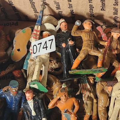 Lot of Cast Metal Figurines Military