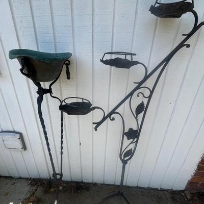 Yard Plant Stands Lot