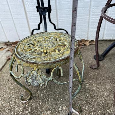 Yard Plant Stands Lot