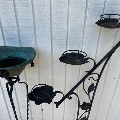 Yard Plant Stands Lot