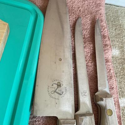 Cutting Boards and knives