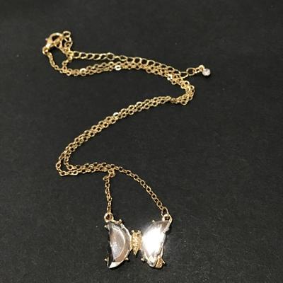 Beautiful crystal butterfly necklace