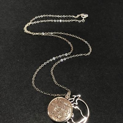 Beautiful Crystal Michigan America’s high five pendant necklace