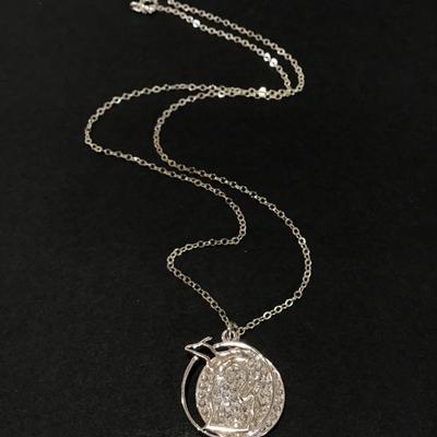 Beautiful Crystal Michigan America’s high five pendant necklace