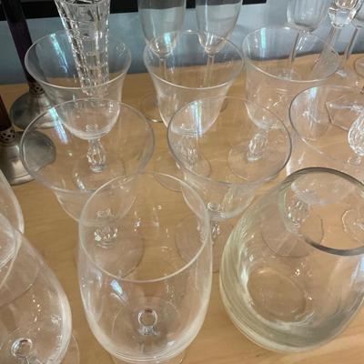 Clear glasses