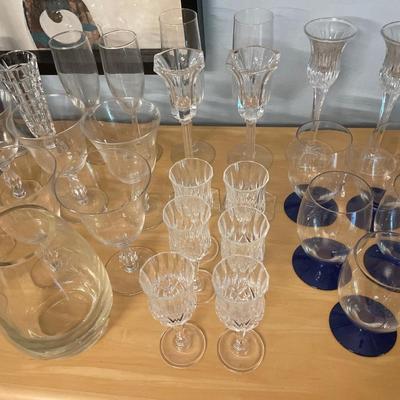 Clear glasses