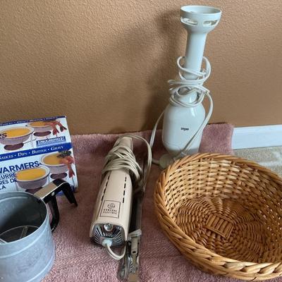Butter warmers, sifter and more