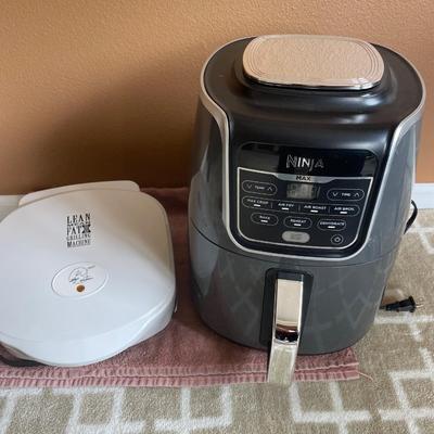 Ninja air fryer and George Forman grill
