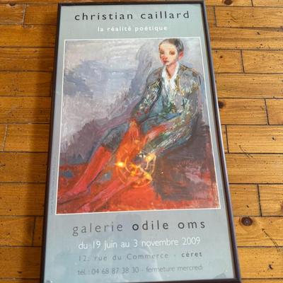 Sale Photo Thumbnail #280: Exhibition print from Galerie Odile Oms (2009, Céret, France). Striking modern portrait with cool and warm tones. Professionally framed.
