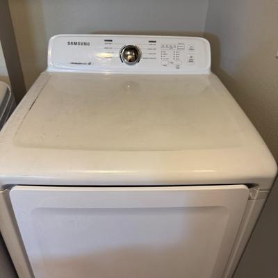 Sale Photo Thumbnail #336: Samsung top-load washer with multiple cycle settings. Light wear on top; appears functional.