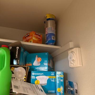 Sale Photo Thumbnail #340: Lot of fluids and light bulbs