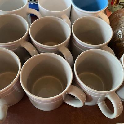 Stoneware mugs