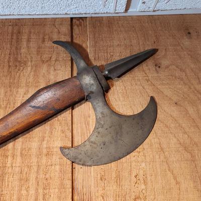Antique Fireman Firefighter Viking Style Axe
