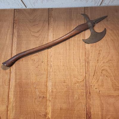 Antique Fireman Firefighter Viking Style Axe