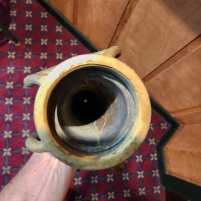 Vintage Large Brass Fire Hose Nozzle 30"