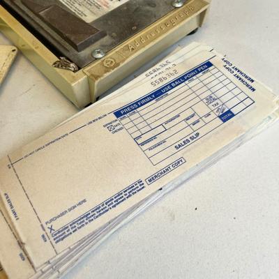 Lot 287 Credit card processer & reciept pad