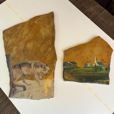 Lot 293 Flag stone art