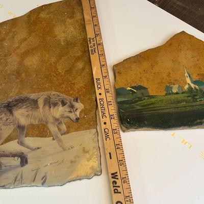 Lot 293 Flag stone art