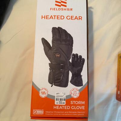 Sale Photo Thumbnail #344: High-quality heated gloves powered by Mobile Warming Technology, battery-operated (7.4V), weatherproof. Size XL
