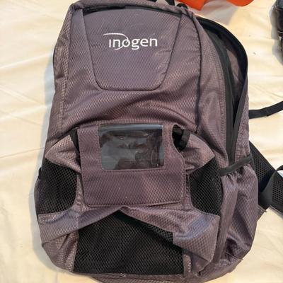 Sale Photo Thumbnail #356: riginal Inogen-branded backpack for portable oxygen concentrators. Lightly used, well-padded, and ventilated.