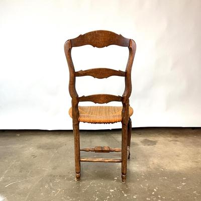 Sale Photo Thumbnail #795: One chair has loose piece on seat, same chair has crack on back, see pictures
Measurements:
39" in height, 19" in width, 19" in depth
Over all good condition