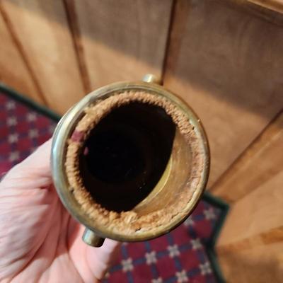 Vintage Large Firefighter Brass Fire Water Hose Nozzle