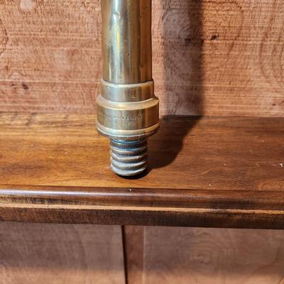 Vintage Large Brass Fire Hose Nozzle 18" A.J. Morse & Sons Boston