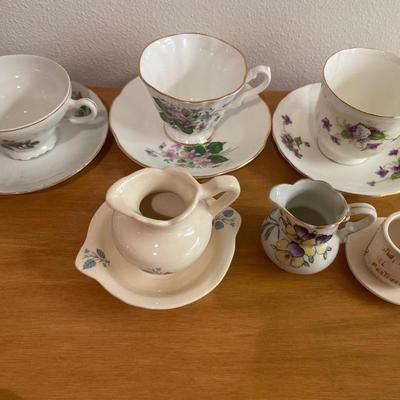 Tea cups and saucers