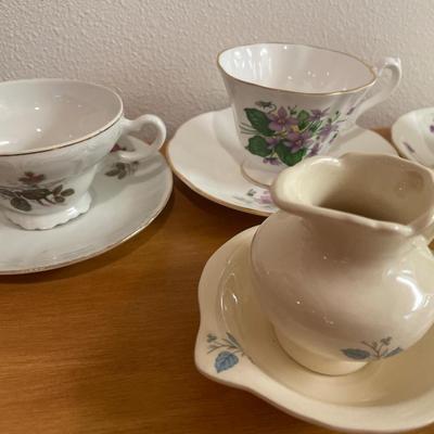 Tea cups and saucers