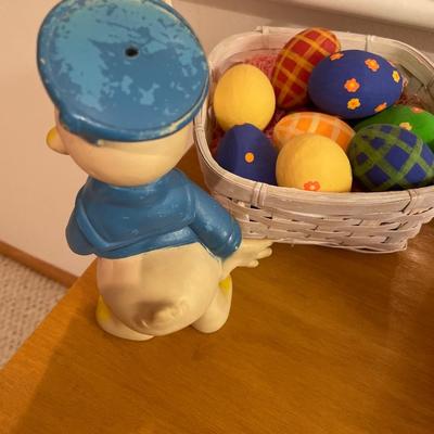 Faux eggs and Donald Duck