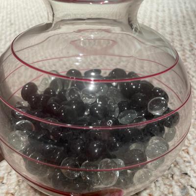 Bowl with beads and bell