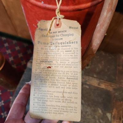 Vintage Hand Fire Extinguisher