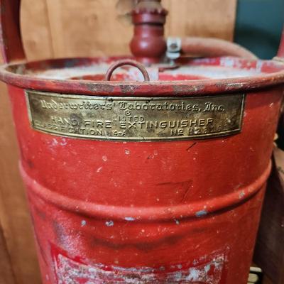 Vintage Hand Fire Extinguisher