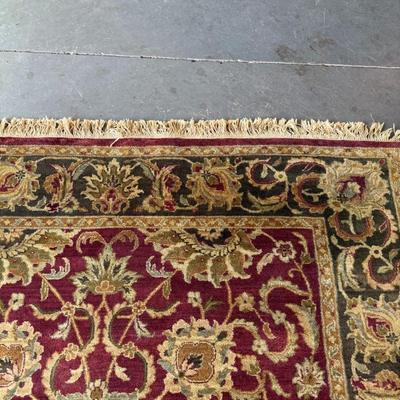 Sale Photo Thumbnail #473: Red & Green Oriental-Style Area Rug