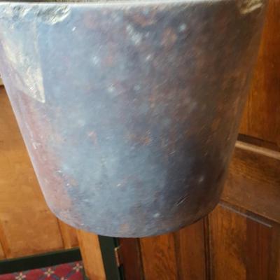 Vintage Wood Fire Pail Bucket
