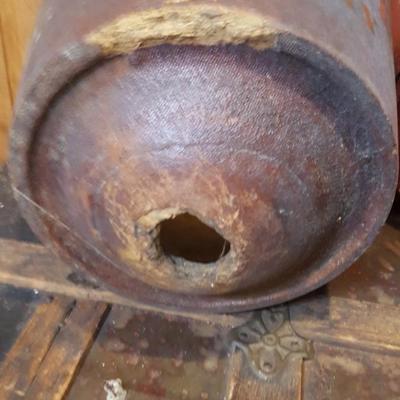 Vintage Wood Fire Pail Bucket