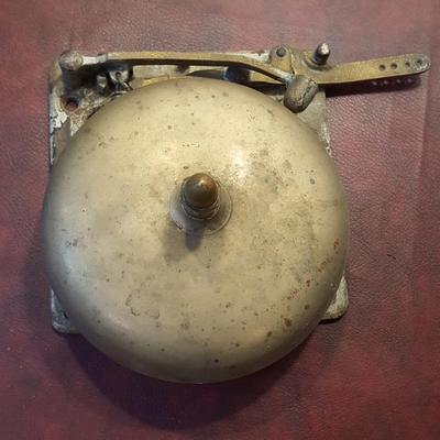 Vintage Brass Fire Alarm Bell Pull Cord System Not Electric